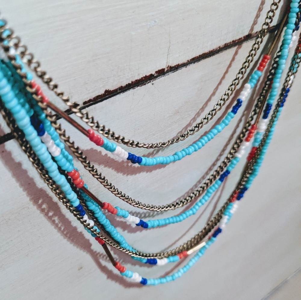 Minimalist Bead & Chain Necklace